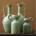 Globetrotter Celadon Pitcher Vases (Set of 4)