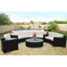 Veranda 5 Piece Sectional Deep Seating Group with Cushions