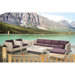 La Jolla 9 Piece Sectional Deep Seating Group with Cushions