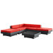 Laguna 6 Piece Sectional Deep Seating Group with Cushions