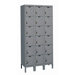 ReadyBuilt Three Wide Six Tier Locker in Hallowell Gray