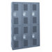 Welded Double-Point Ventilated Locker Single Tier 3 Wide
