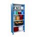 H-Post Shelving 87" High Capacity Closed Type Starter Unit with 6 Shelves