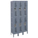 Heavy-Duty Ventilated 3-Wide Double Tier Locker (Assembled)