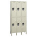 Maintenance-Free Quiet Locker Double Tier 3 Wide (Assembled)