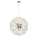 Clearvoyant 9-lt (pinwheel) Medium Pendant