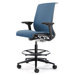 Think Upholstered Height Adjustable Drafting Stool