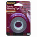 Exterior Weather-Resistant Double-Sided Tape, 1 x 60, Gray with Red Liner                                                    