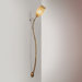 Vecchia Murano One Light Wall Bracket in Amber Scavo