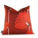 Aequorea Lotus Pillow in Scarlet