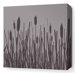 Cattails Stretched Wall Art in Mineral