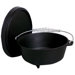 Seasoned Cast Iron Dutch Oven with Feet