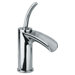 J10 Bath Series Single Joystick Handle Bathroom Faucet with Waterfall Spout