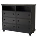 Notting Hill 6 Drawer Media Dresser