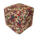 Groovy Paisley Cotton Ottoman