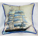 Coastal Whaling Ship Indoor / Outdoor Pillow