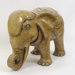 14" Brown Elephant Statue in Wooden Finish