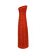 22.5" Sunset Orange Ceramic Vase in Matte