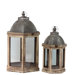 Wooden Lantern (Set of 2)