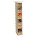 Natural Canvas Storage 10 Shelf Open-Front Shoe Organizer