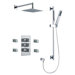 Kuatro Square Shower Set