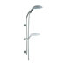 Sliding Rails Round Hand Held Shower