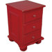 Wonderland 3 Drawer Nightstand
