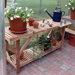 5' Greenhouse Cedar Potting Table