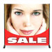 32" - 96" Width Adjustable Powerframe Banner Display Stand