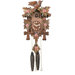 Cuckoo Clock with Flowers, Five Maple Leaves, and One Bird