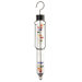 Outdoor Galileo Thermometer in Black Metal Frame