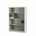Executive Steel Bookcase with Glass Doors, 4 Shelves