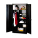 Combination Storage Cabinets, 36"x18"x72", Black