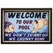 Chunky Dunk Pool Wall Sign