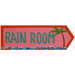 Rain Room Wall Sign