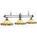 3 Light Mission Billiards Light