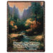 Creekside Trail Verse Tapestry Throw