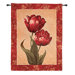 Red Tulip Tapestry