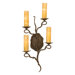 Vine Four Light Wall Sconce in Bark