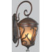Gatsby Five Light Outdoor Wall Lantern in Burnished Bronze