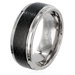 Men's Tungsten Two-tone Lasered Celtic Knot Comfort Fit Ring