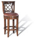 Windsor Swivel Bar Stool in Dark Amber Cherry