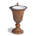 Botocelli Pedestal Single Sink in Distressed Medium Brown
