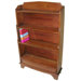 Mahogany Small Waterfall Bookcase in Mahogany