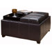 Four Sectioned Cube Storage Ottoman