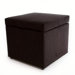 T-Stitch Cube Ottoman