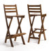 Tundra Foldable Outdoor Wood Barstool