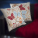 Butterfly Flowers Pillow (Set of 2)