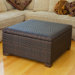 Wicker Cocktail Ottoman