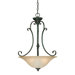 Barret Place 3 Light Bowl Inverted Pendant